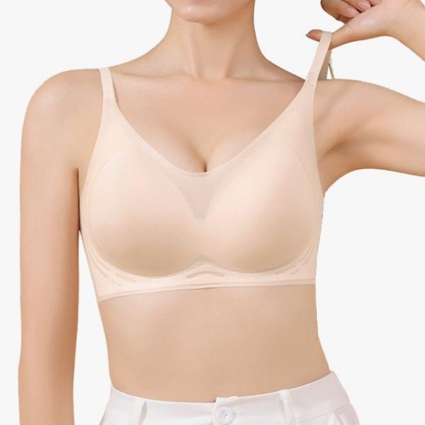여성 심리스 속옷 일체형패드 노와이어 여름 쿨브라