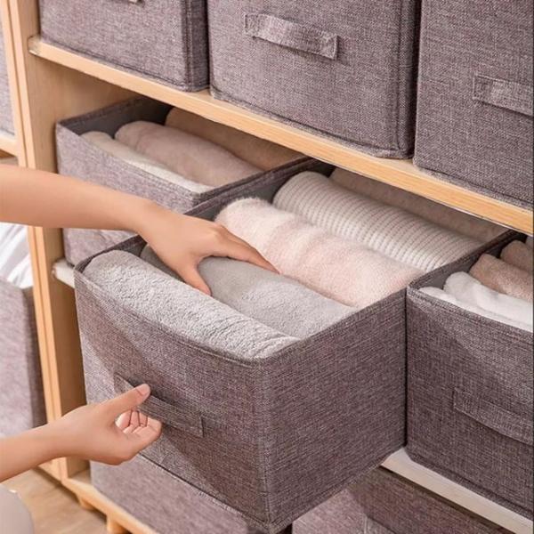 접이식 패브릭 옷수납박스 정리함 수납함