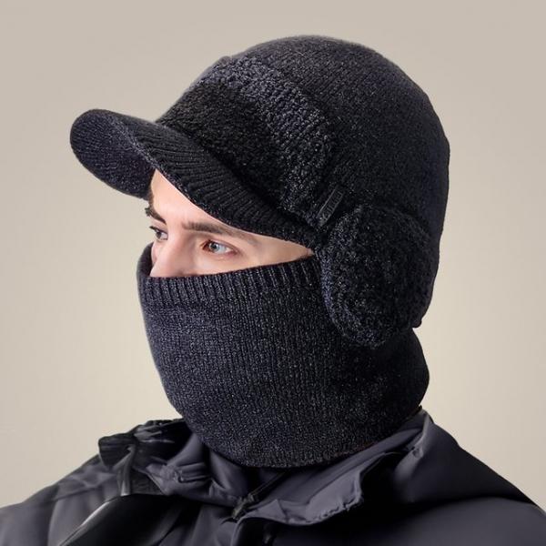 오버윈드 털모자 넥워머 세트 남성 귀달이 겨울모자