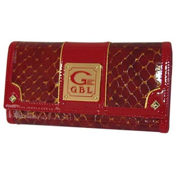 LW9511 정품 GBL 여성용 럭셔리 레드 애나멜 장지갑