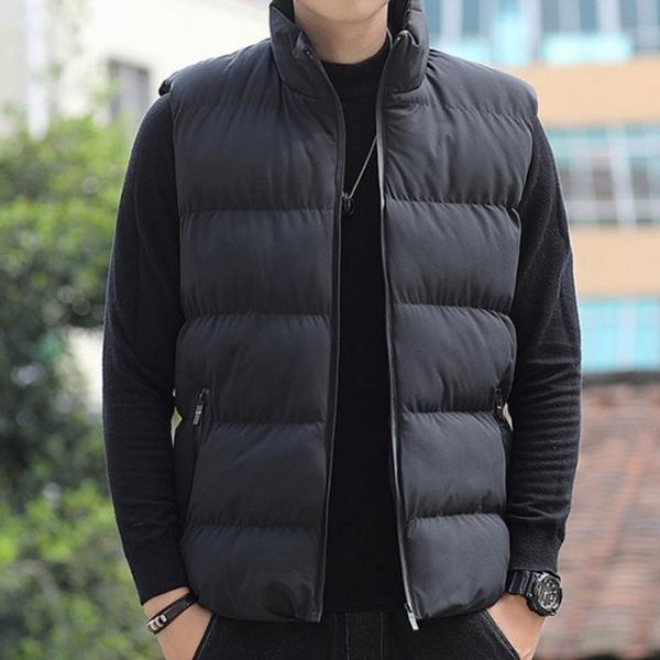 남성 간절기 겨울 캐주얼 아우터 스트릿 패딩조끼