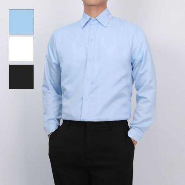 남성 정장 와이셔츠 회사 출근 직장인 긴팔 남방