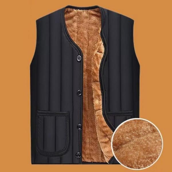 사무실 누빔 이너조끼 겨울 방한 융털기모조끼 FM767