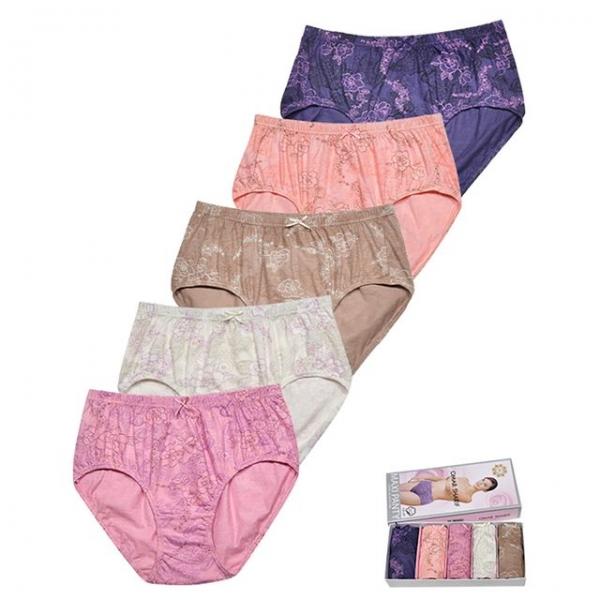 여자 여성 속옷 팬티 세트 5매입 순면 맥시 al
