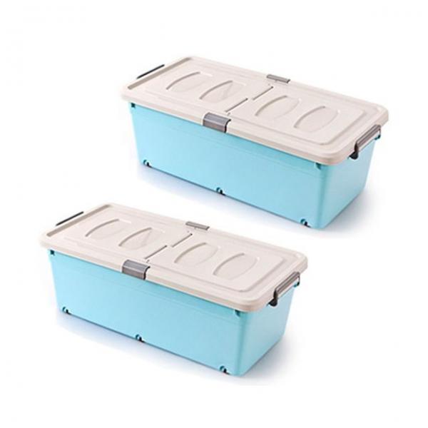 언더베드 플라스틱  80L 48L 바퀴有