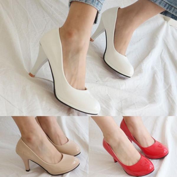 빅사이즈가능 여성구두 펌프스 여자하이힐 8.5cm