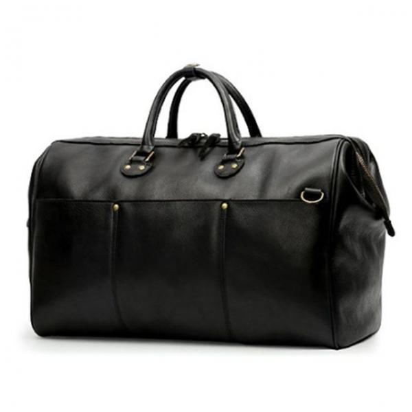 여행 토트백 가방 고급 가죽 보스턴백 더플백 블랙