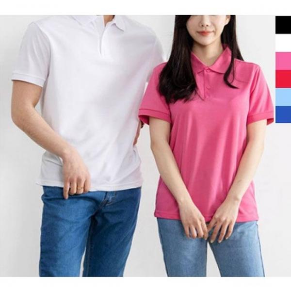 남여공용 쿨링 카라 반팔티 1P 남자 여자 티셔츠