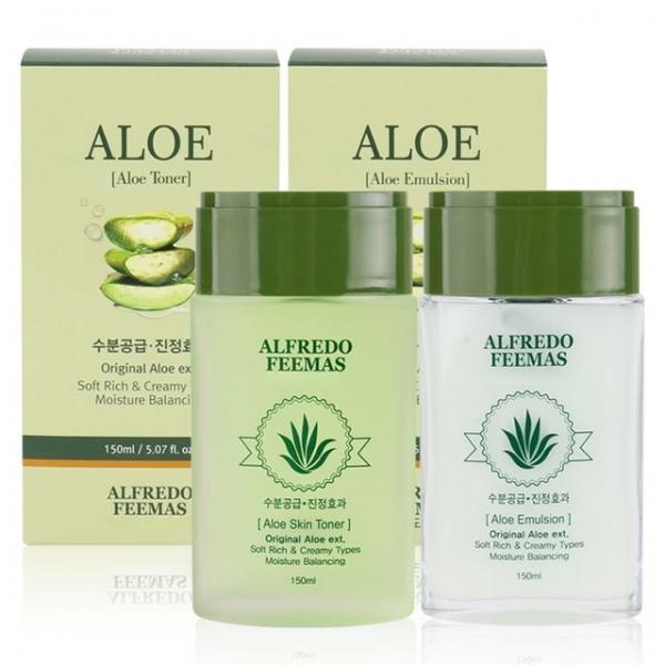 알로에 캐모마일꽃 진정효과 남자 스킨로션 단품세트