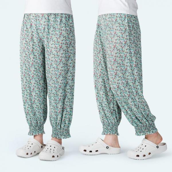 여성 허리 밴딩 조거팬츠 파자마 냉장고 바지 9부