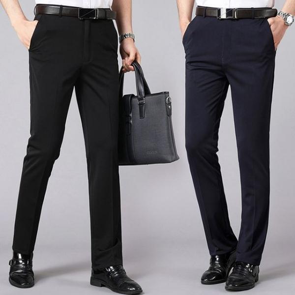 남자 가을 정장바지 4면 스판 링클프리 일자핏
