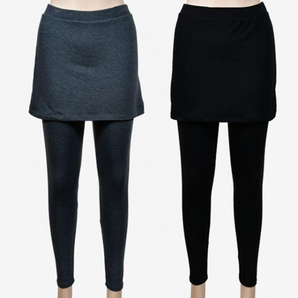 (보신각)여성 H라인 기모 치마 레깅스