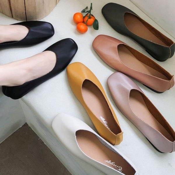 여성 발편한 데일리 발레 슈즈 단화 플랫