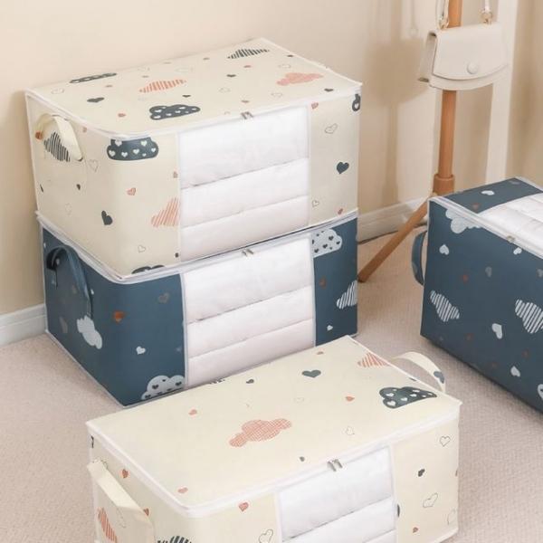 겨울 이불보관함 대용량 이불가방 정리함 50L 75L