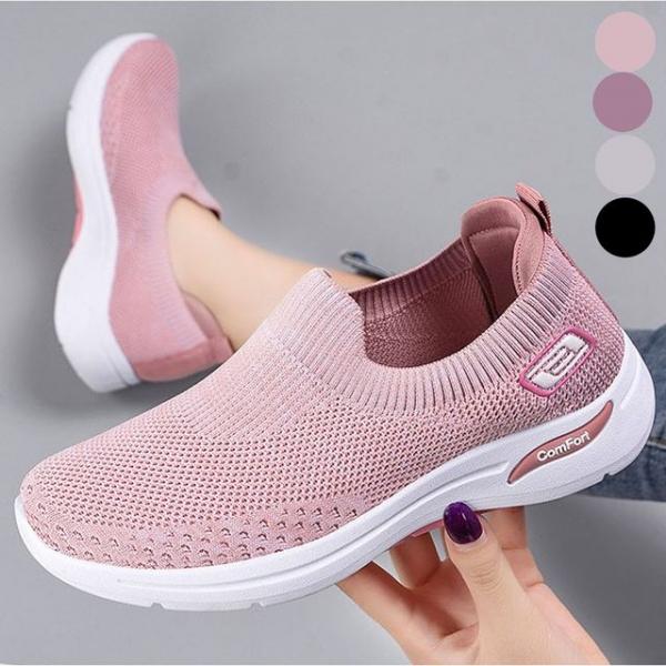 여성 여름 메쉬 운동화 통풍 슬립온 편한 컴포트 단화