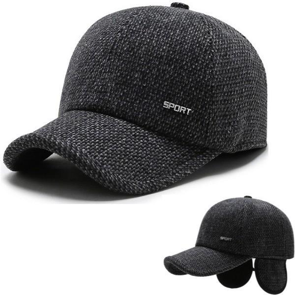 골덴 스포츠 귀달이모자 방한 캡모자 등산 낚시 골프 귀마개 일체형 모자