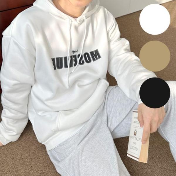 남성 기모 후드티 간절기 오버핏 모자 긴팔 티셔츠