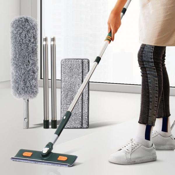 5단 멀티밀대 세트 물걸레 청소도구 막대걸레 극세사