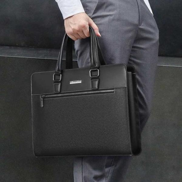 심플 스퀘어 쉐입 남성 비즈니스가방 브리프케이스