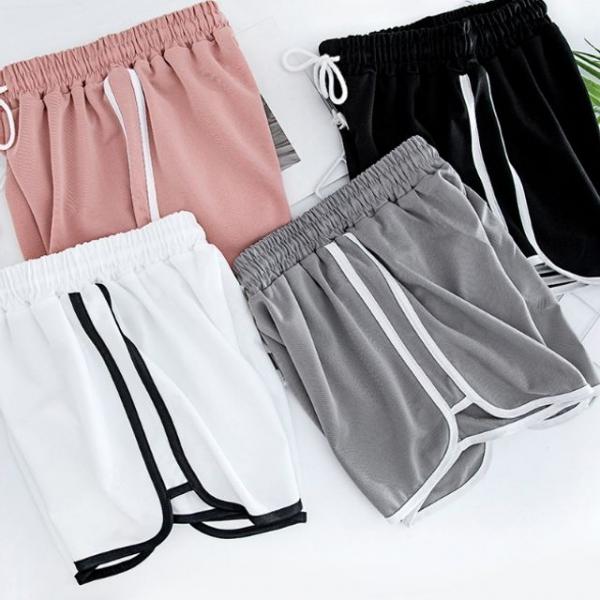 돌핀 랍빠 팬츠 바지 허리끈 파자마 반바지 여자