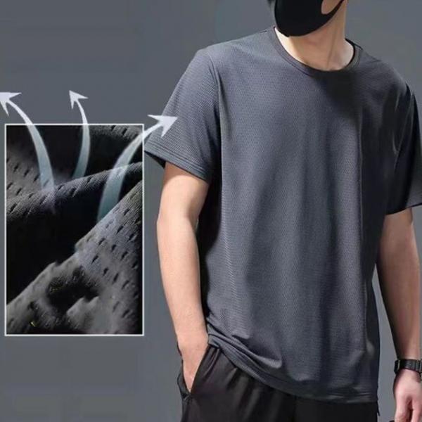 남성 메쉬 쿨 반팔티 여름 기능성 얇은 반팔티셔츠