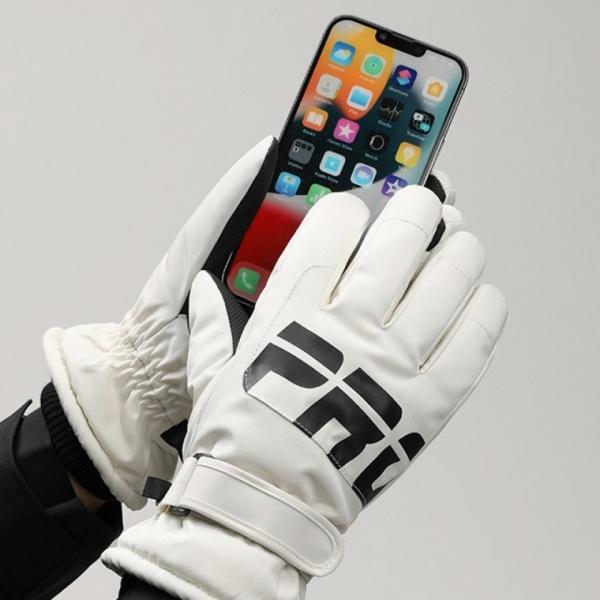 PRO 스키 장갑 겨울 방한 용품 성인 스노우 보드 방수 장갑 스마트폰 터치