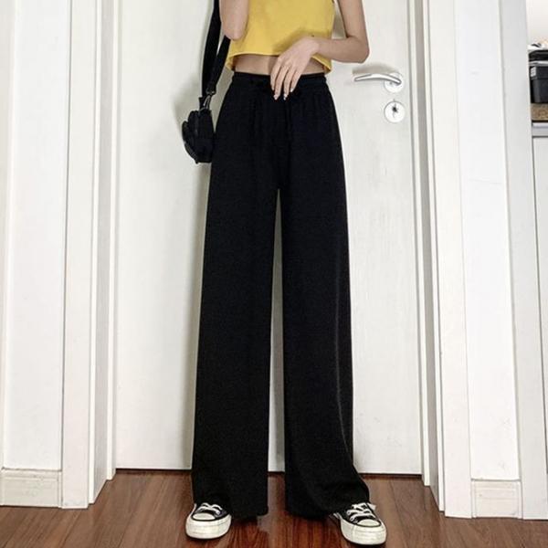 여성 여름 편한바지 와이드 플 냉장고 밴딩 팬츠