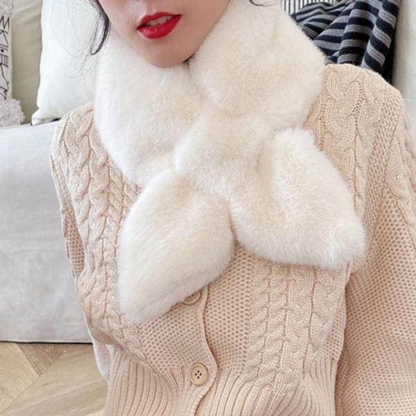 퍼 여성 머플러 밍크 목도리 겨울 스카프 데일리 워머