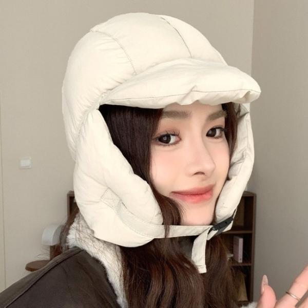 *당일배송* 겨울 큐티 패딩모자 방한모자 귀달이모자