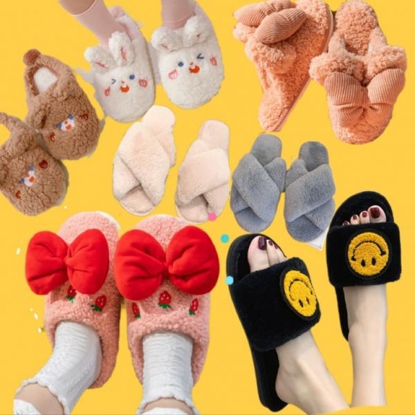 *새롬샵* 최신상 겨울 털슬리퍼  퍼슬리퍼 모음전