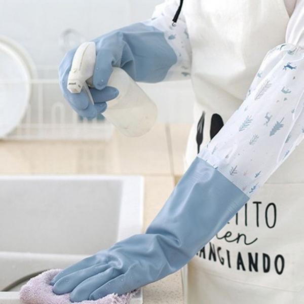 기모 긴 고무장갑 주방 김장 설거지 김장용 방한 겨울