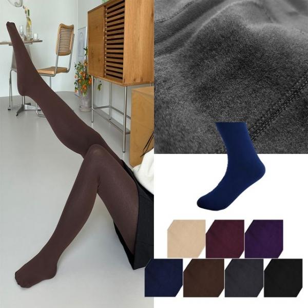 여자 기모 컬러 유발레깅스 따뜻한 학생 겨울스타킹