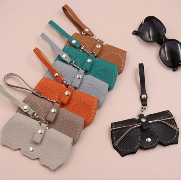 심플 선글라스 안경 보관 휴대용 가방 키링 케이스