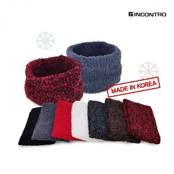 인콘트로 슬림넥워머 따뜻한 목도리 포근한 신축성