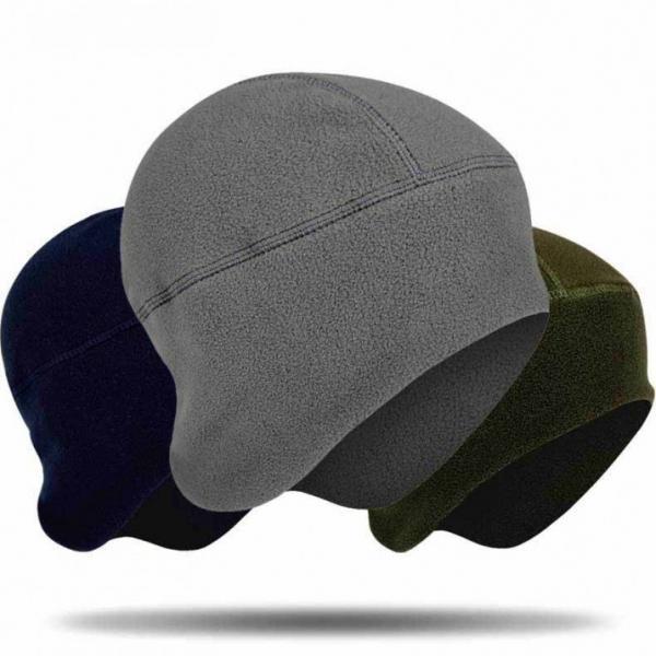 무지 극세사 후리스 방한 이중 귀도리 비니모자