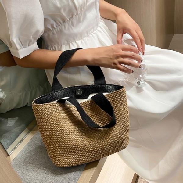 데일리 라탄 에코백 핸드백 쇼퍼백 가방