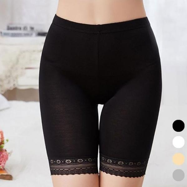 5부 레이스 여자 면스판 속바지 소프트 속반바지