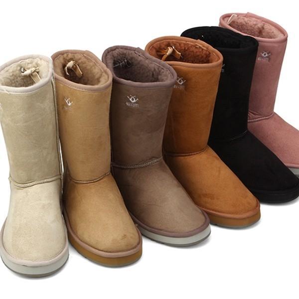 국산 여성 미들 털부츠 방한부츠 우고콘티