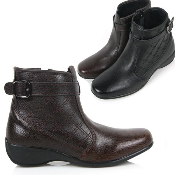 옆지퍼사용 국산 소가죽 여성워커 방한화 방한부츠 털부츠 밀리