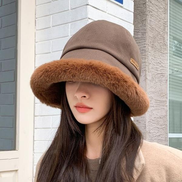 겨울 털버킷햇 나들이 벙거지 여성겨울모자