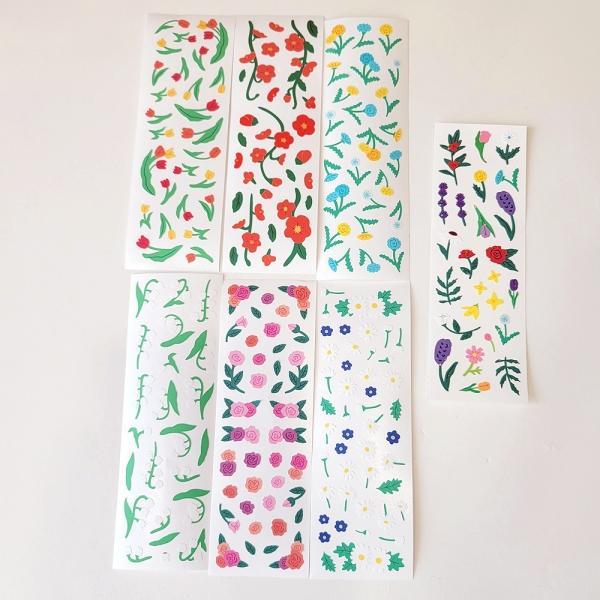 달페이퍼 플라워팩 스티커팩