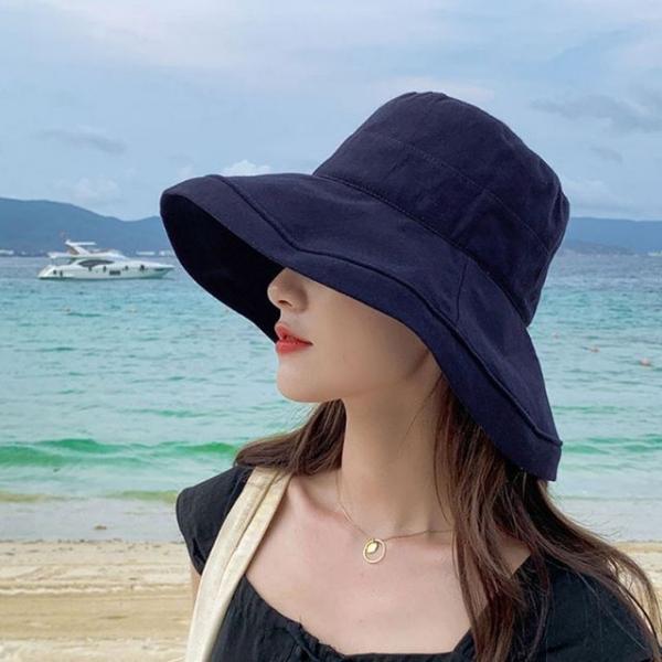 여성 와이어 와이드챙 벙거지모자 챙넓은 여름모자