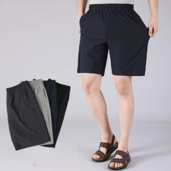 남자 검정 여름반바지 탁구 트레이닝 운동 런닝 러닝