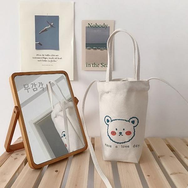 에코백 텀블러 보온병 커스텀 미니 크로스에코백 FM76