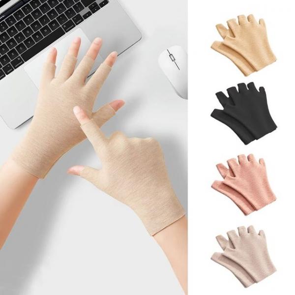 키보드 사무실 운전용 겨울 반장갑 남여 보온장갑