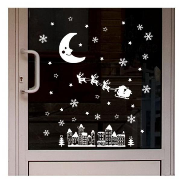 크리스마스 겨울X-MAS 스티커 도시의_산타 GDT-840X