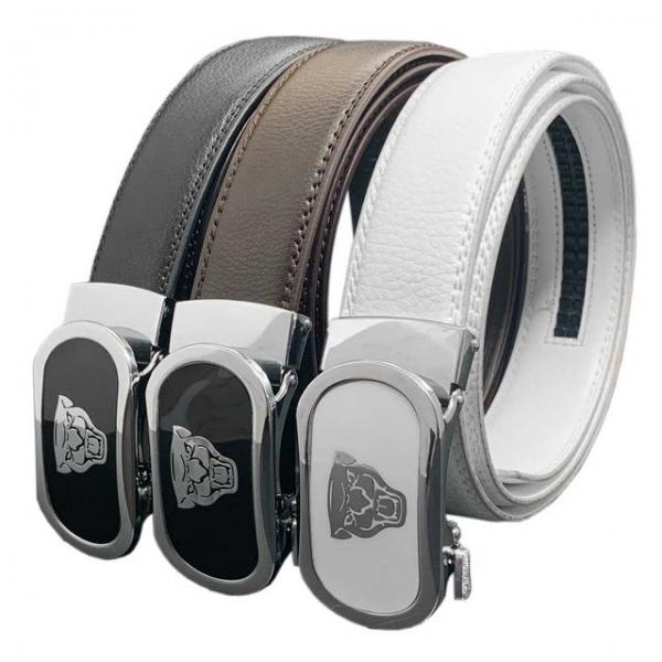 라운딩 쟈칼 가죽벨트 / 남자 남성 골프 버클 허리띠