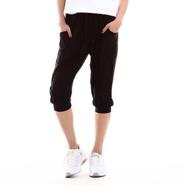 여자 여름철 시원한 쿨 아이스 블랙 7부바지