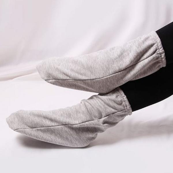 따뜻한 벨벳 보온 겨울 방한 발 보호 커버 수면양말