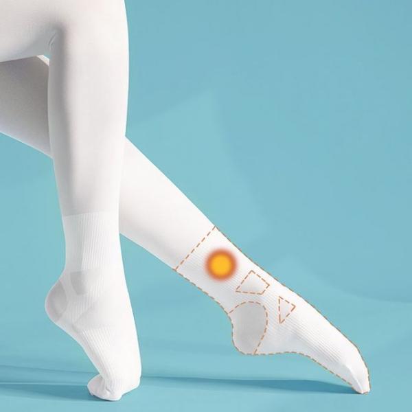 발목 압력 발레스타킹 댄스 양말 발레타이즈 연습용